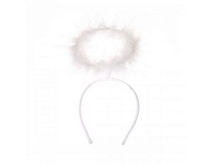 tiara coroa anjo - branco