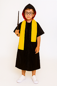 Capa Bruxo HP com estola - infantil