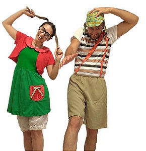 Conjunto Chaves com chapéu - adulto