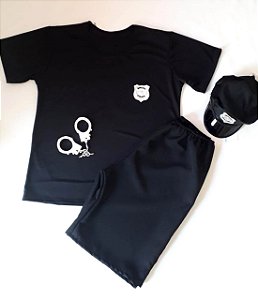 Conjunto policial adulto - SEM ACESSÓRIOS