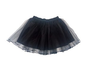 Saia de tule com forro cheap de cetim