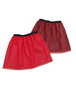 Saia tule glitter - com forro