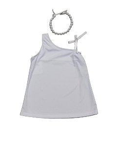 Fantasia vestido Vilma bebê com colar