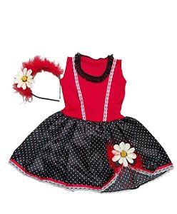 Fantasia vestido Princesa azul glitter bebê - Fantasia E Folia