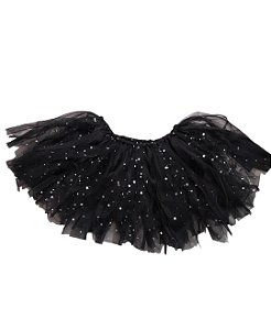 Tutu pretoestrelinhas infantil / juvenil