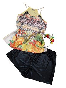 Fantasia conjunto Carmen adulto com tiara