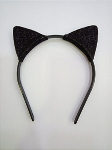 Tiara gatinha preta