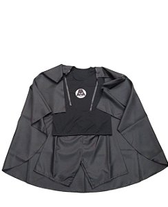 Fantasia conjunto Darth Vader juvenil com capa