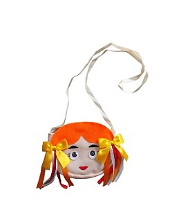 Bolsinha junina bonequinha