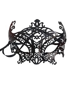 Máscara preta veneziana