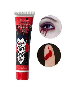 Sangue artificial para feridas machucados festa halloween 28g