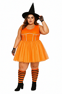 Fantasia Bruxa Sexy Luxo Plus Size