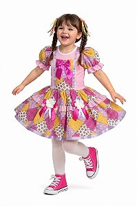 Vestido junino rodado infantil