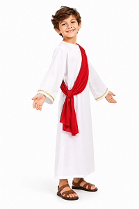 Traje Figurino Religioso Jesus infantil