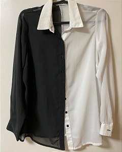 Camisa Preta e Branca