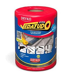 Fita Autoadesiva Aluminizada Drykofita Vedatudo (20 cm X 10 m) - Dryko