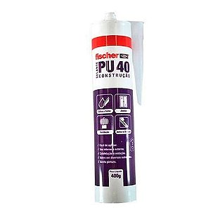 Selante Construção Poliuretano  PU 40 Cinza Fischer (400G)