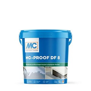 Membrana acrílica Impermeabilizante Branca DF8 (12 kg) - Mc Bauchemie