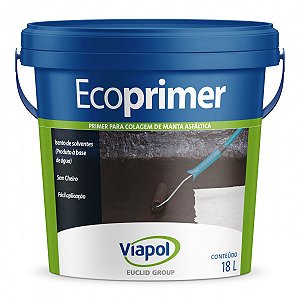 Primer Para Colagem De Manta Asfaltica-Ecoprimer Viapol (18 Kg)