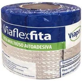 Fita Autoadesiva Aluminizada Viaflex Fita Pro (10 Cm X 10 M) - Viapol