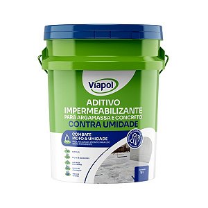 Aditivo Impermeabilizante Hidrofugante Contra Umidade (18l) - Viapol