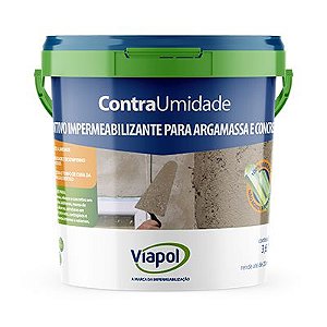Aditivo Impermeabilizante  Hidrofugante Contra Umidade(3,6 l) - Viapol