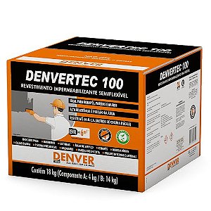 Impermeabilizante Semiflexivel Denvertec 100 (18 Kg) - Denver