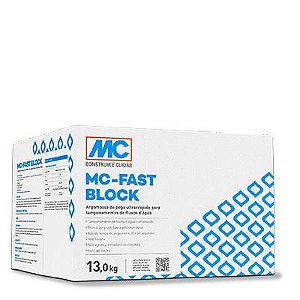 Argamassa para Tamponamento Mc Fast Block (13 kg) - Mc Bauchemie