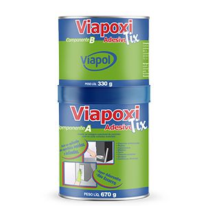Adesivo Epoxi Viapoxi Tix - 1 Kg Viapol