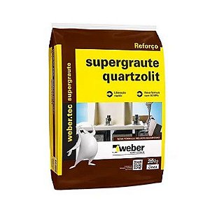 Argamassa  Supergraute (25 kg) - Quartzolit  FRETE NÃO INCLUIDO