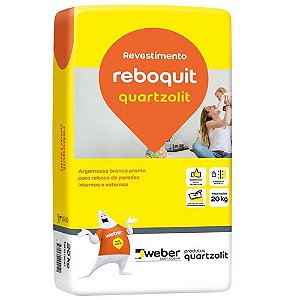 Argamassa pronta para Reboco Reboquit (20 kg) - Quartzolit