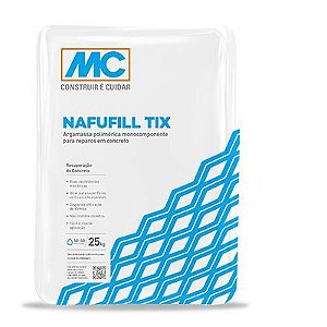 Argamassa para reparos em concreto Nafufill Tix Bauchemie (25 Kg)