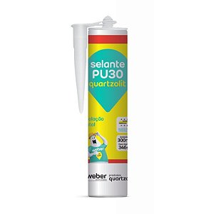 Selante Poliuretano PU 30 Cinza (300 ml) - Quartzolit