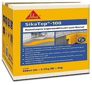 Impermeabilizante Semiflexível SIKATOP 100 (4 kg)