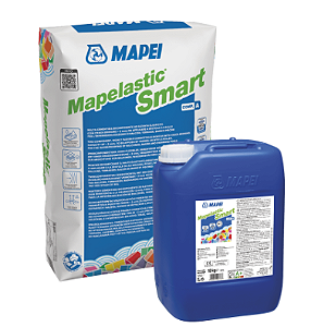 Impermeabilizante Cimentício Mapelastic Smart Bicomponente (30 kg) - Mapei