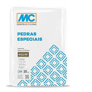 Argamassa Colante M12 HP Branco Pedras Especiais -  Mc Bauchemie