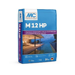 Argamassa Colante M12 HP Cinza Pedras Especiais - Mc Bauchemie