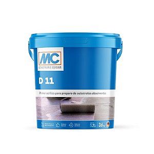 Primer Base Acrílico para superfícies porosas D11 (3,6 l) - Mc Bauchemie