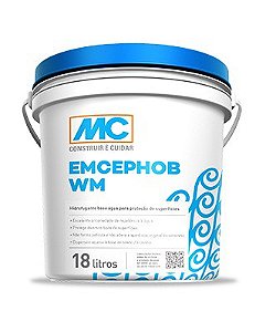 Hidrofugante base de água Emcephob WM (18 l) -Mc Bauchemie