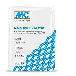 Argamassa de Reparo estrutural com resistência ao fogo Mc Nafufill KM 250 (25Kg) - Mc Bauchemie