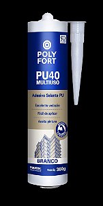 Selante Poliuretano PU40 Branco (360 g)- Polyfort