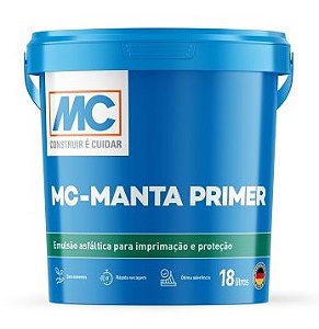 Primer Para Colagem De Manta Asfaltica- Manta Primer (18 Kg) MC Bauchemie