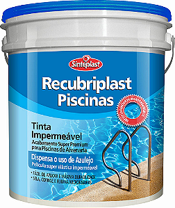 Tinta Impermeavel Piscinas Branco (10 L) - Recubriplast