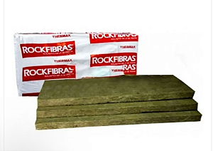 Lã de Rocha 51mm- 28kg/m³ ( rolos 1,20 x 0,60 m)- Soprarock light