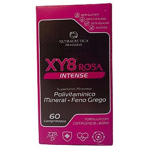 Xy8 Rosa Intense  - Estimulante Feminino 60 Comprimidos