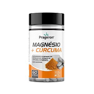 Magnésio + Cúrcuma - 60 Cápsulas
