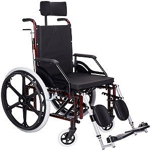 Cadeira de Rodas Reclinável para Tetraplégico