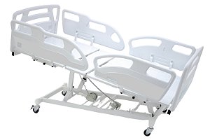 Cama Hospitalar Motorizada Luxo 8 Movimentos com Elevação do Leito e Trendelemburg  - 1040 AS