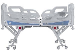 Cama Hospitalar Motorizada 8 Movimentos Extra Baixa Alzheimer 2700