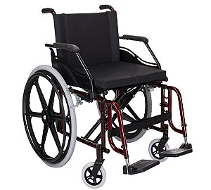 Cadeira de Rodas Confort Elite Plus 52cm Obeso 130Kg com Pneu Inflável